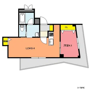 Dwell in アネックス【4階】の間取り