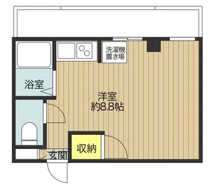 コーポ竹本【3階】の間取り