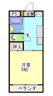 サンコーポ敷島【2階】の間取り