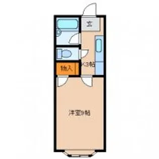 スカイハイツ【2階】の間取り