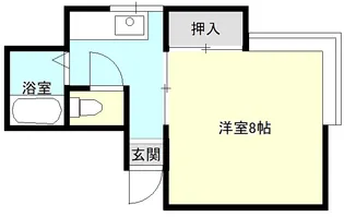オクテットユー【1階】の間取り