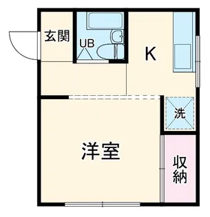 プチハイム追分【1階】の間取り