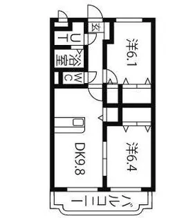 ユーミーサンヒルズ【1階】の間取り
