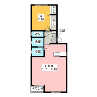 覚王山JOY BOX III【1階】の間取り