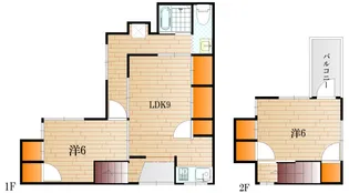 山口県下関市観音崎町【一戸建】の間取り