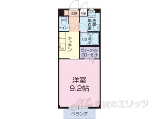 1Kの間取り画像