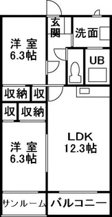 楓壱番館【1階】の間取り