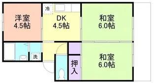 ハイツタカラ【2階】の間取り