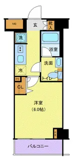 KNOTS新丸子【5階】の間取り