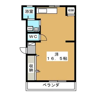 メイプルタウン【3階】の間取り