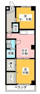 ヒサスイコー天塚I【3階】の間取り