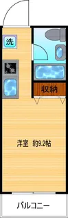 ヴィヴァシェル【1階】の間取り