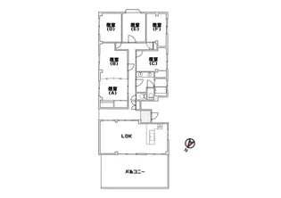 マンションフェニックス【4階】の間取り