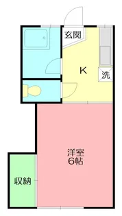 ルミエールA棟【1階】の間取り