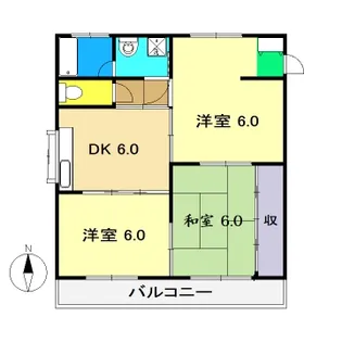 Mハイツ【2階】の間取り