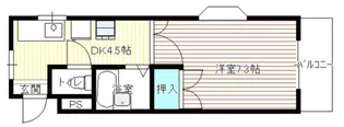 フローラル二瀬【3階】の間取り