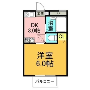 ヒルトップ鶴川【1階】の間取り