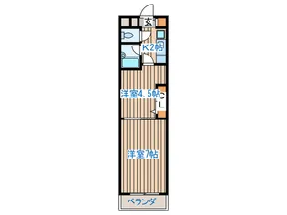上杉五番館【4階】の間取り
