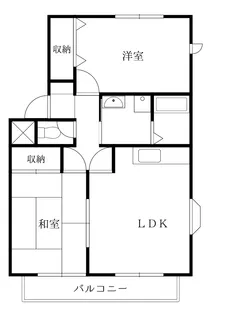 徳島県徳島市南田宮2【アパート】の間取り