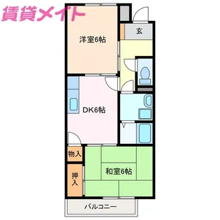 Surplusアルカディア A棟【1階】の間取り