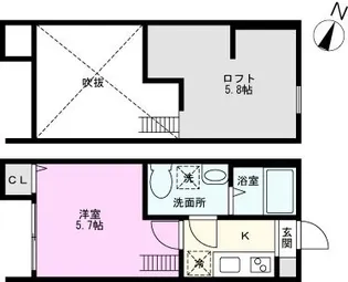 Amay-kufu(アメクフ)【1階】の間取り