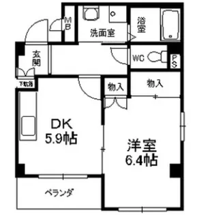 愛知県日進市折戸町定納【アパート】の間取り