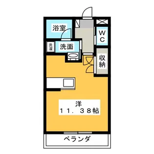 プランドールMIZUHO【1階】の間取り