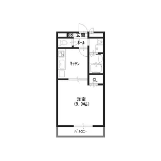 アンプルール クラージュ KAZUBON【2階】の間取り