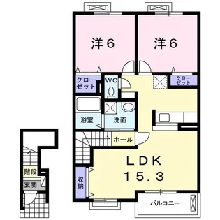 ブリュワリー豊洲 I棟【2階】の間取り
