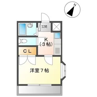 福島県郡山市名郷田2【アパート】の間取り