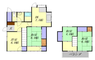 広島県広島市安芸区矢野東2【一戸建】の間取り