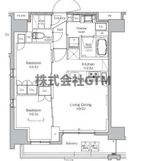 東京都江東区深川2【マンション】の間取り