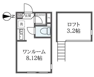 マルバ上板橋【2階】の間取り