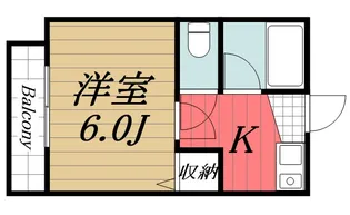 千葉県千葉市中央区大巌寺町【アパート】の間取り