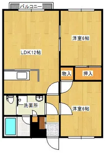 ユーガーデン C棟【2階】の間取り