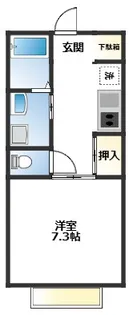 ハイム祥【1階】の間取り