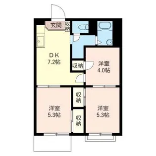 マリーマンション【1階】の間取り