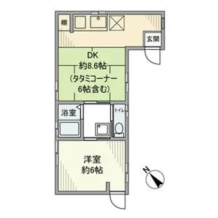 滋賀県近江八幡市堀上町【一戸建】の間取り