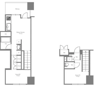D’クラディアイヴァン横浜桜木【6階】の間取り