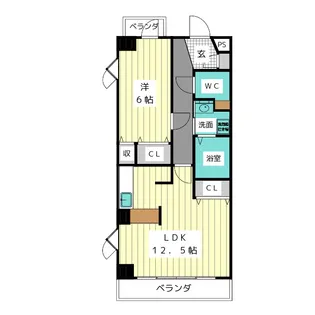 石川橋セブン【2階】の間取り