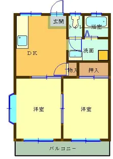 天神ビル【2階】の間取り