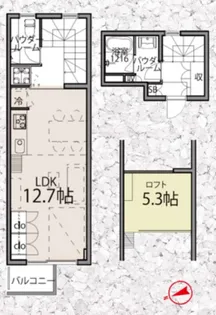 TAS経堂レジデンス【3階】の間取り