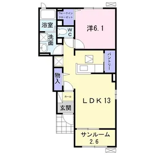 リーベルタース C【1階】の間取り