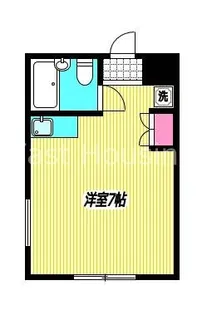 東京都中野区中央2【マンション】の間取り