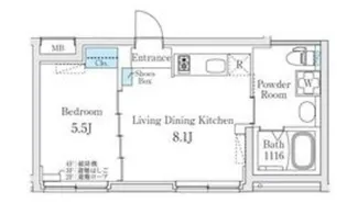 Fika池袋【2階】の間取り