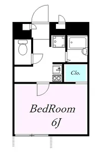 レオパレスサウスフィールド六浦【2階】の間取り