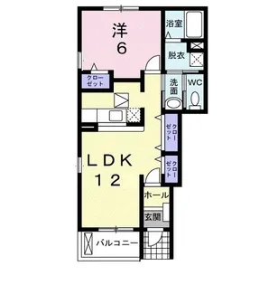 群馬県高崎市剣崎町【アパート】の間取り