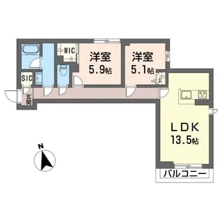 ルチェ【1階】の間取り