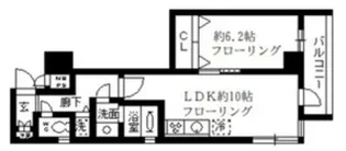 ファインクレスト入谷【5階】の間取り