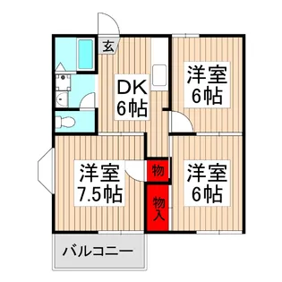 メゾン大和田【2階】の間取り